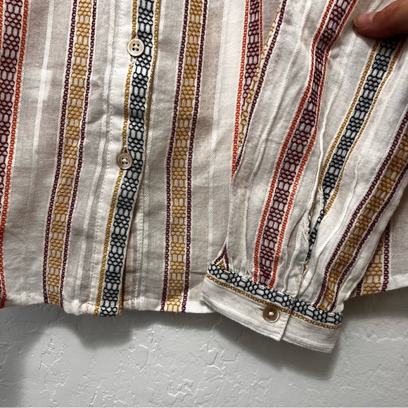 Johnny Cotton Women’s Embroidered Long Sleeve Shirt Size S - Picture 4 of 6